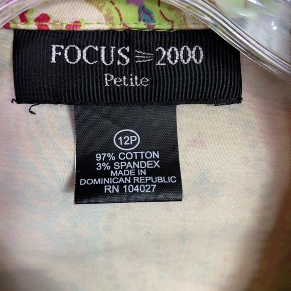 Focus 2000 paisley multicolored jacket. - Picture 3 of 3